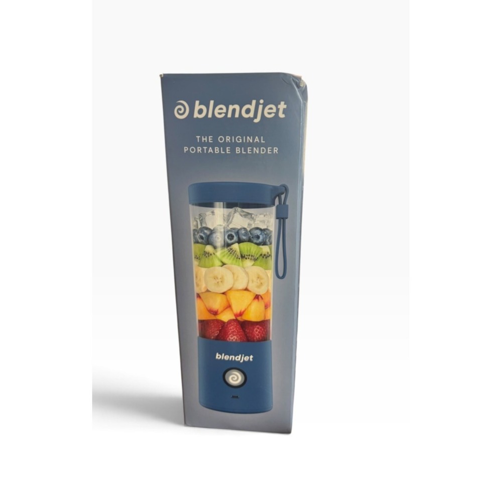 BlendJet 2 Portable Blender 16oz Blue Cordless USB-C Rechargeable Smoothie